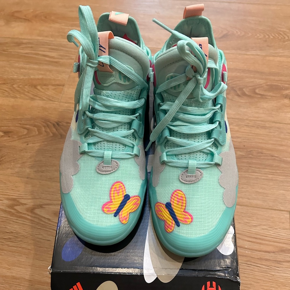 Adidas Harden Vol. 5 Futurenatural ￼Basketball Shoes in Clear Mint, Mens Size 7